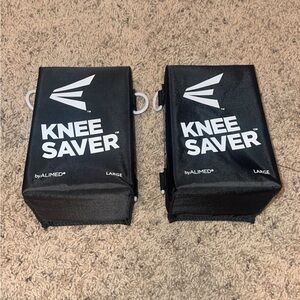 Knee savers for baseball catchers